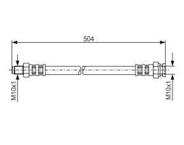 FREN HORTUMU. 504.00 MM