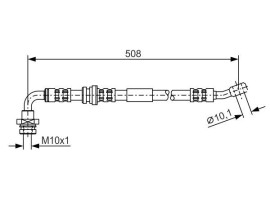 FREN HORTUMU. 508.00 MM