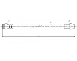 FREN HORTUMU arka 104 75-83