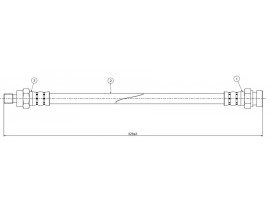 FREN HORTUMU arka 12 69-80