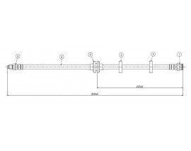 FREN HORTUMU arka 156 97-. .
