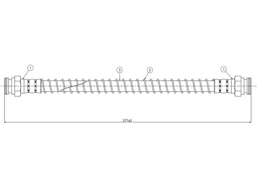 FREN HORTUMU arka 205 83-98