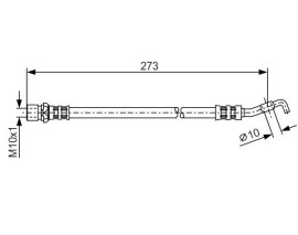 FREN HORTUMU; ARKA. 273.00 MM
