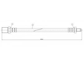 FREN HORTUMU arka 40 n-a