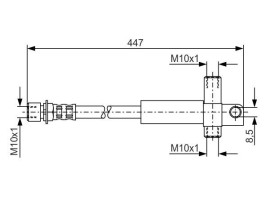FREN HORTUMU; ARKA. 447.00 MM