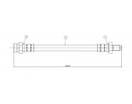 FREN HORTUMU arka 900 87-.