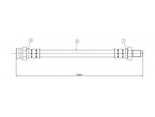 FREN HORTUMU arka 900 87-.