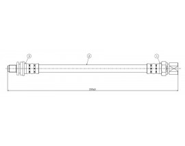FREN HORTUMU arka 900 II 93-98