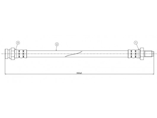 FREN HORTUMU arka 9000 85-.