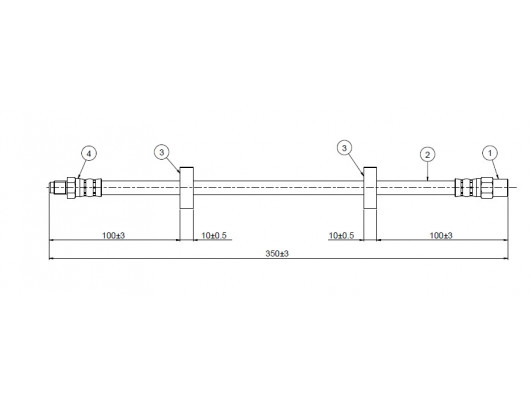FREN HORTUMU arka 940. 960 90-
