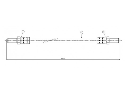 FREN HORTUMU arka 99 75-84
