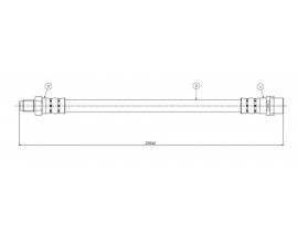 FREN HORTUMU arka A4-AVANT 94