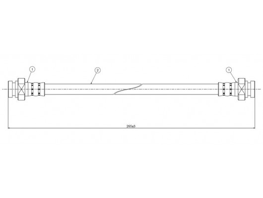 FREN HORTUMU arka Alto 1.0 94-