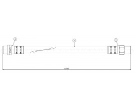 FREN HORTUMU ARKA BMW E36 E46