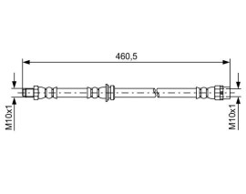 FREN HORTUMU ARKA BMW X5 E70 F15 F85 E71 E72 F16 F86