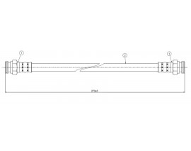 FREN HORTUMU arka Capri 74-87