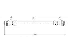FREN HORTUMU arka Clio 98-