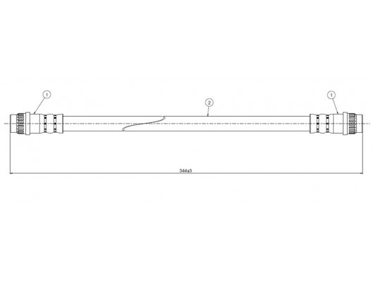 FREN HORTUMU arka Express. Extra 85-