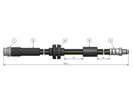 FREN HORTUMU arka Focus II 04-