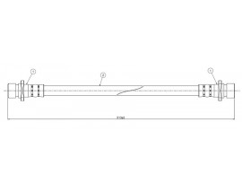 FREN HORTUMU arka Jazz AA 83-86