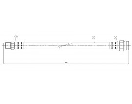 FREN HORTUMU arka L 407 608 83-86