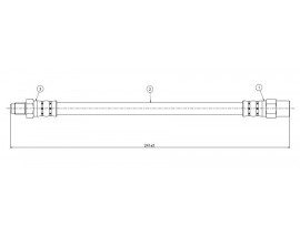 FREN HORTUMU arka M3 E36 Cabriolet. Coup 90-99