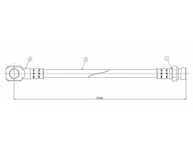 FREN HORTUMU arka MB100 90-96