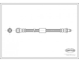 FREN HORTUMU ARKA MERCEDES ML-CLASS W163 98 05