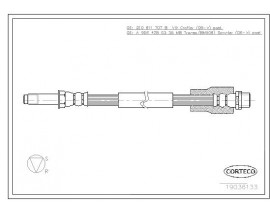 FREN HORTUMU ARKA MERCEDES SPRINTER B906 B907 . VW CRAFTER 30-35-50