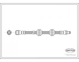 FREN HORTUMU ARKA MERCEDES W164 X164