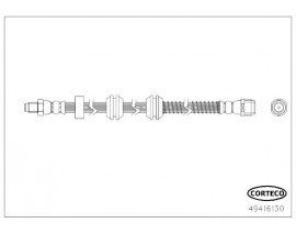 FREN HORTUMU ARKA MERCEDES X166 W166 C292