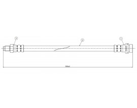 FREN HORTUMU arka Mondeo 93-. .