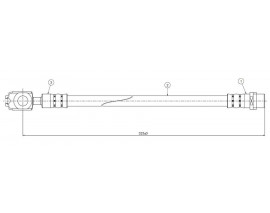 FREN HORTUMU arka Passat 98-04
