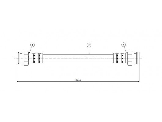 FREN HORTUMU arka Polo 96-