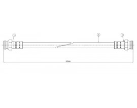 FREN HORTUMU arka Pulsar N10 79-82
