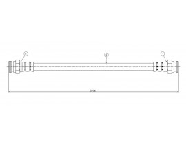 FREN HORTUMU arka Punto Evo 09-12