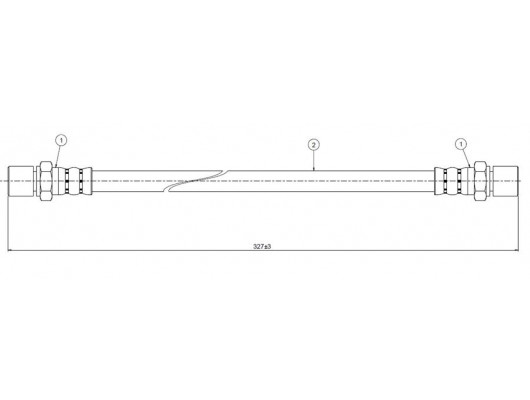 FREN HORTUMU arka RAV 4 2.0i 16V 97-