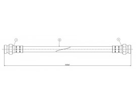 FREN HORTUMU arka Sigma A121-123 78-80