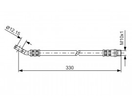 FREN HORTUMU ARKA SIGNUM 2003 VECTRA C 2002
