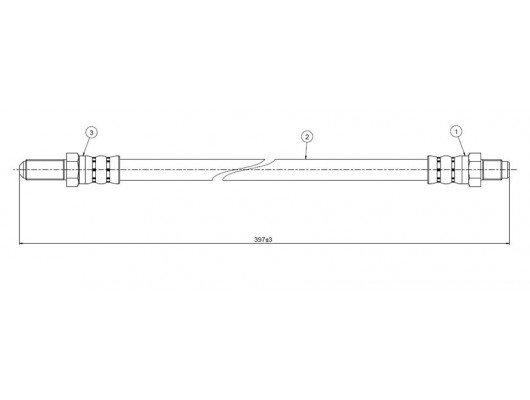 FREN HORTUMU arka SJ413. Samurai LWB 90-