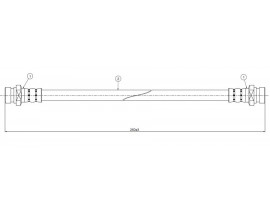 FREN HORTUMU arka Sonata 89-.