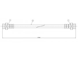 FREN HORTUMU arka Stanza T12 83-88