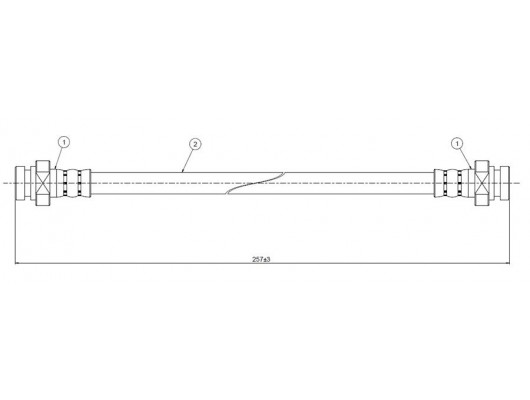 FREN HORTUMU arka Super carry SK408-410 86-