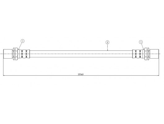 FREN HORTUMU arka Tercel AL11 79-82