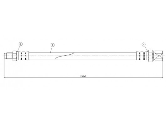 FREN HORTUMU arka Transporter 68-79