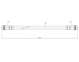 FREN HORTUMU arka Twingo 93-96
