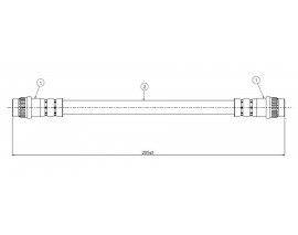 FREN HORTUMU arka Twingo 96-
