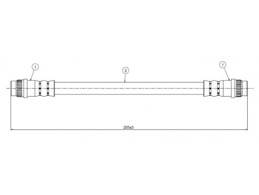 FREN HORTUMU arka Twingo 96-