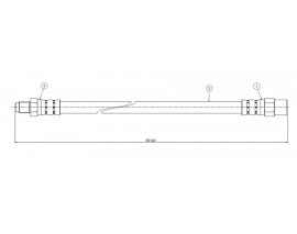 FREN HORTUMU arka Y 10 85-89