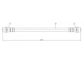 FREN HORTUMU arka Zafira 99-